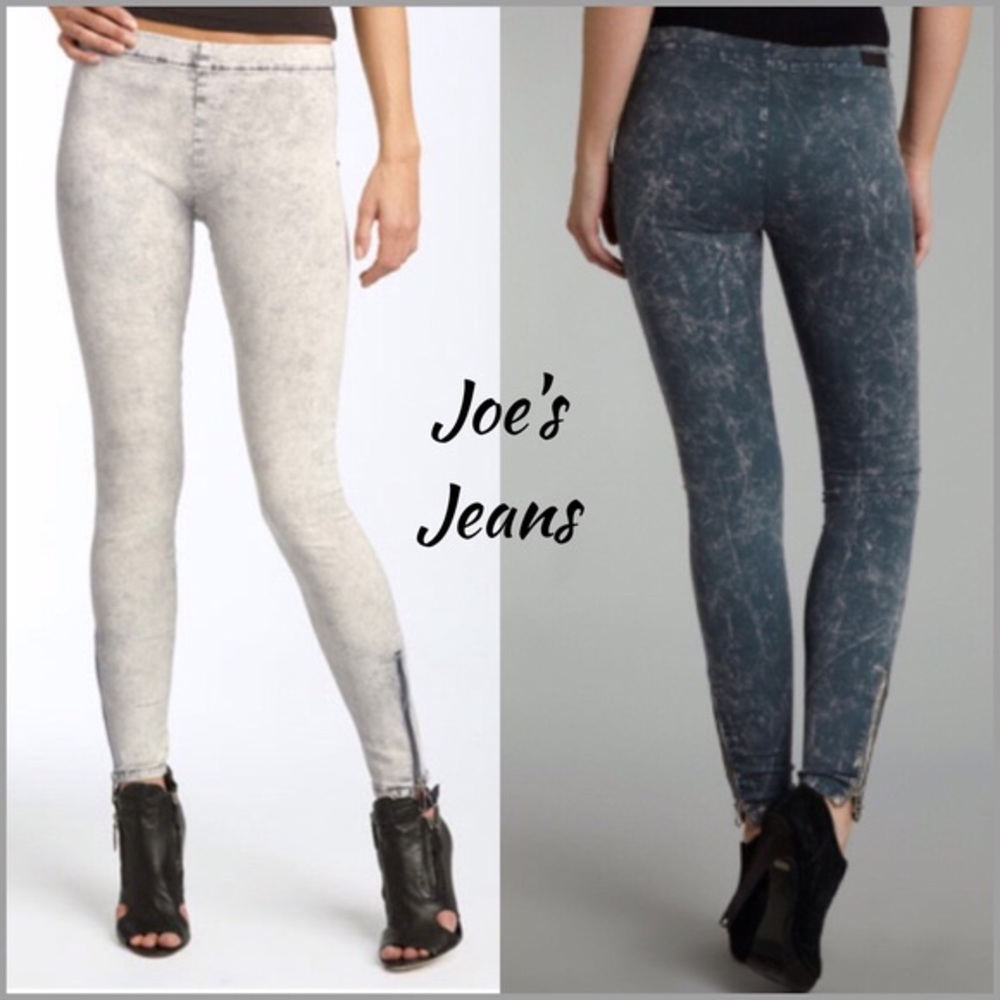 Joes Jeans Zip-Ankle Leggings Light Grey Size XS